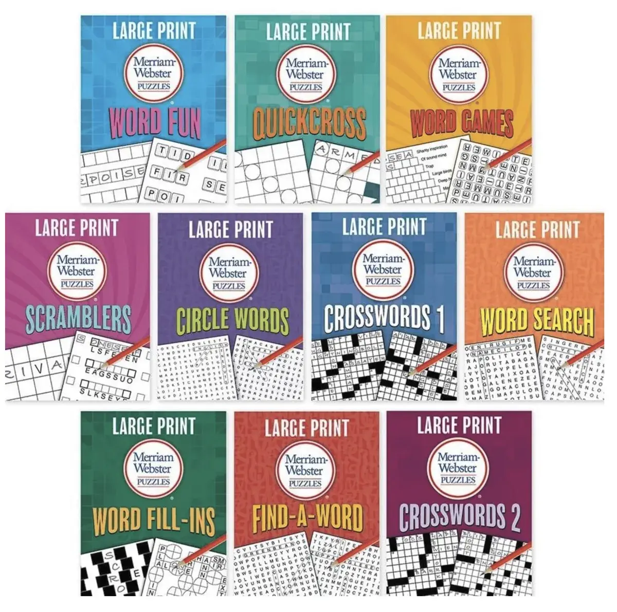 10 Large Print Brain Games