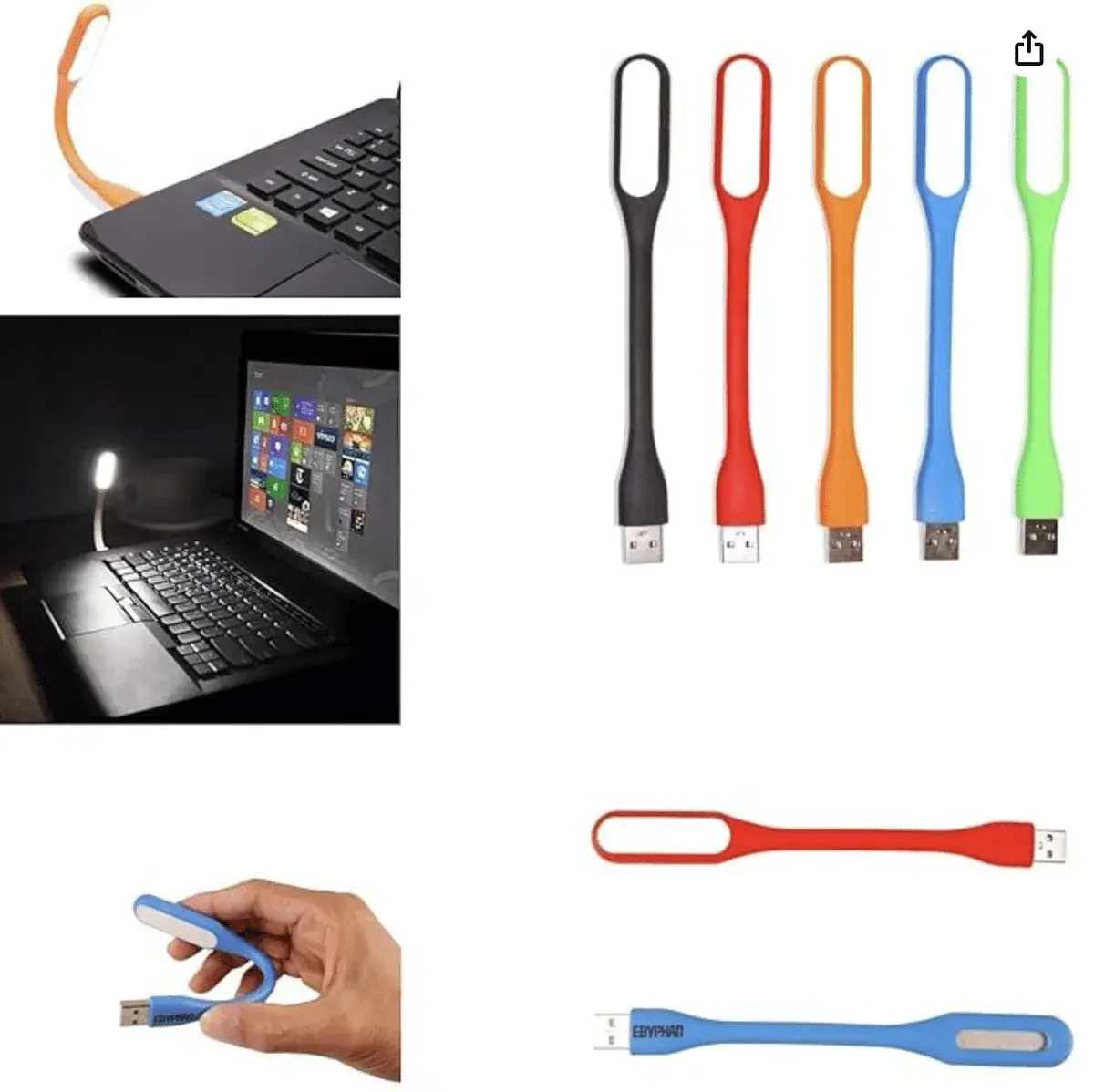 Mini USB Light for Keyboard, Flexible USB Laptop Light, Adjustable USB Lamp for Notebook Computer