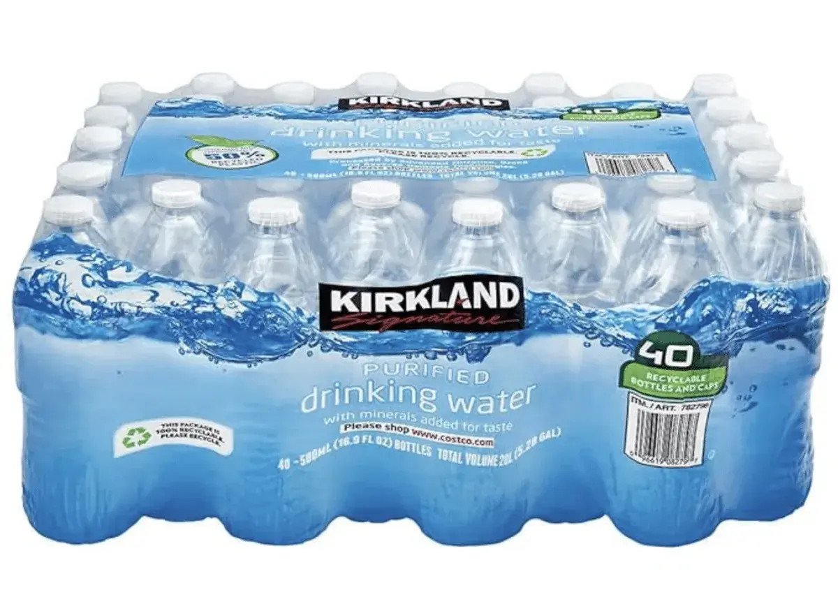 Kirkland Signature Purified Drinking Water, 16.9 Ounce, 40 Count
