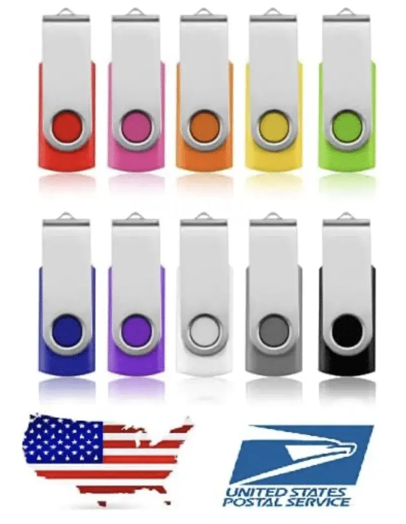USA, Wholesale/Bulk/Lot 10Pcs USB Flash Drives Thumb Data Storage Pen U Disk Memory Stick (10X 16MB (Not GB))