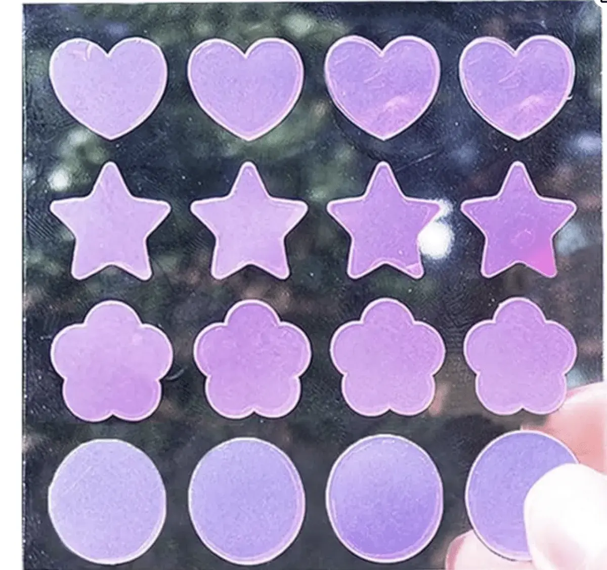 80 Pcs UV Stickers for Sunscreen UV Detection Stickers Know When to re-Apply Sunscreen