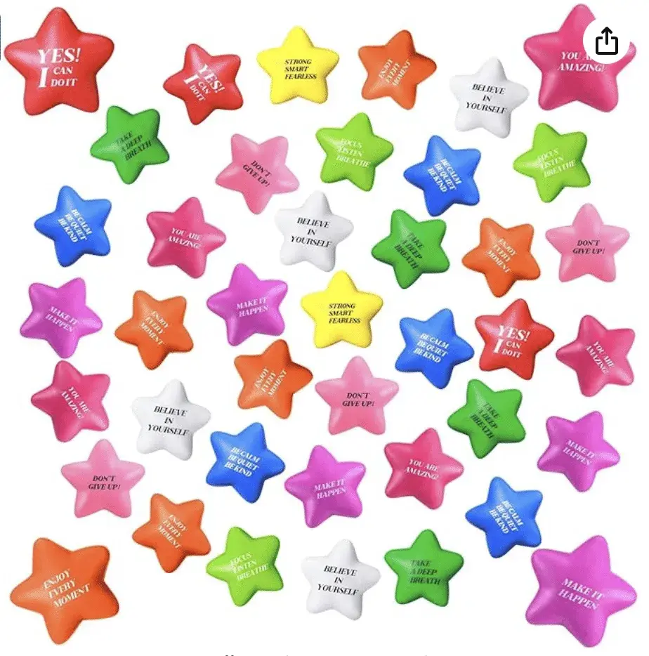 Stress Stars Pack of 100 for